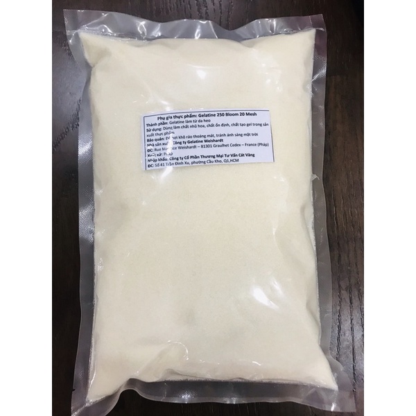 Gelatin bột 250 bloom