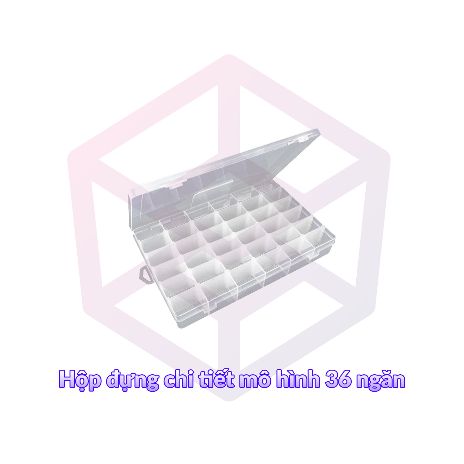 Hộp đựng chi tiết mô hình 36 ngăn cho mô hình gundam - Dụng cụ tool
