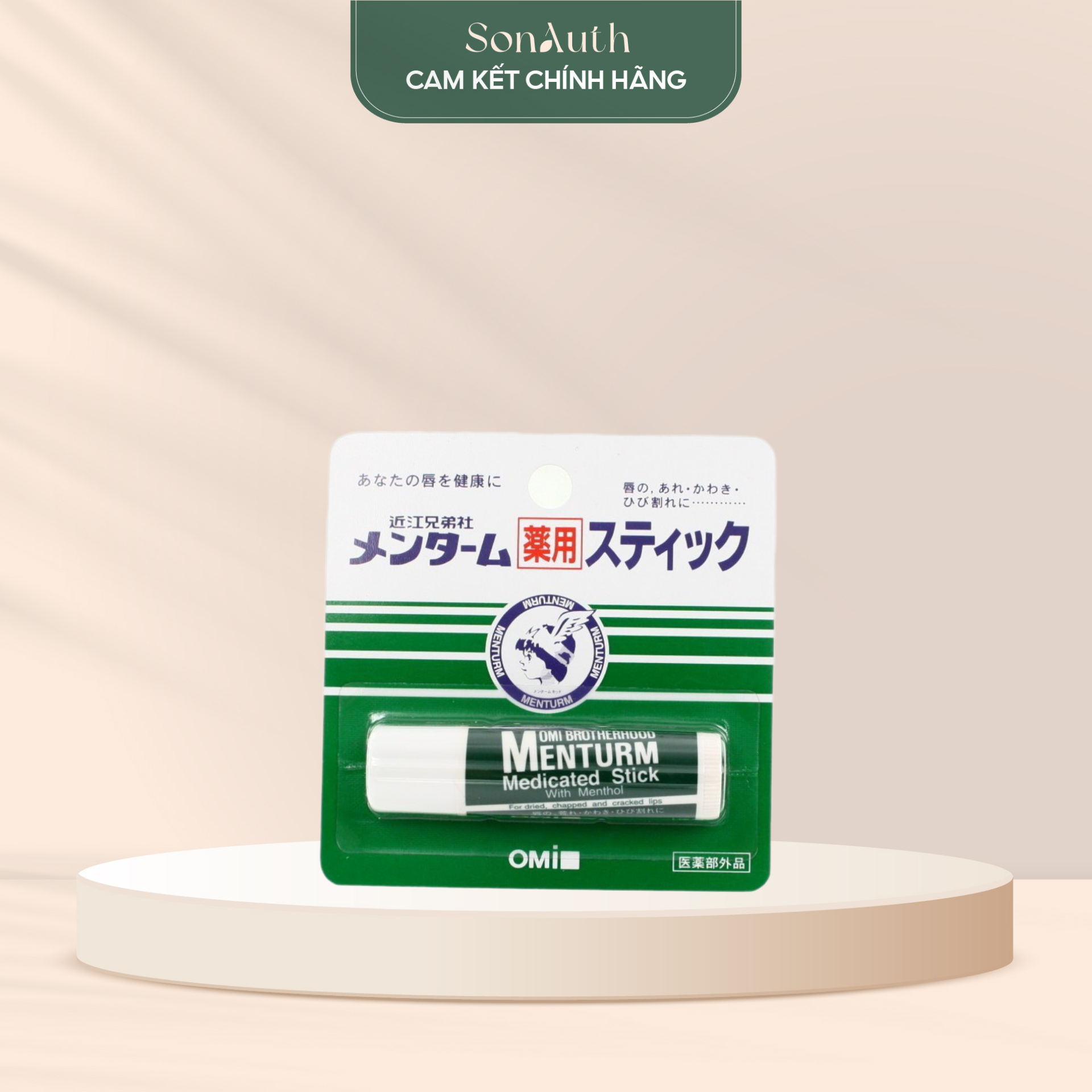 Son dưỡng Omi Brotherhood Menturm Medicated Stick With Menthol