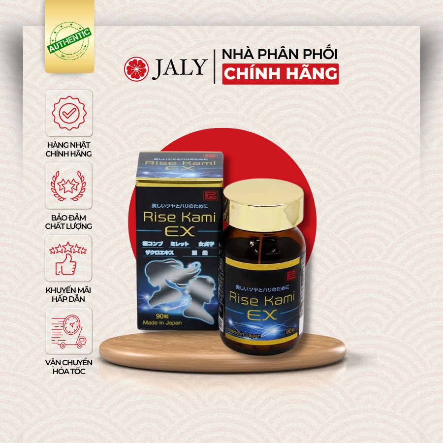 Viên uống hỗ trợ mọc tóc ribeto shoji rise 90v