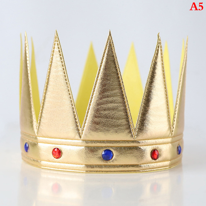 HDD Mũ vương miện sinh nhật Mũ Nữ hoàng cho bé gái mũ tiệc người lớn cho