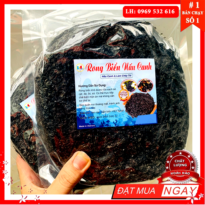 Rong mứt nấu canh Loại Đặc Biệt [ Gói 100.gram 6-7 Bánh ] Rong Biển NẤU CANH