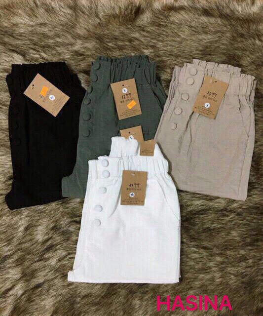 Quần baggy nữ , Quần đũi baggy bọc khuy