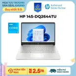 Laptop HP 14S-dq2644TU (Core i3-1115G4 | 8GB | 256GB | Win 11 | Bạc) - Bảo hành 12 tháng