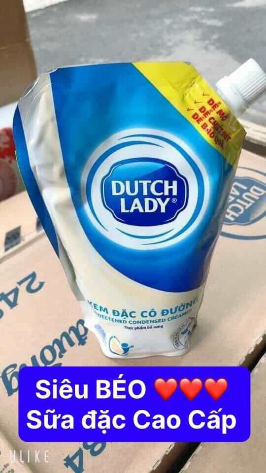 Date 08/2024 combo 3 túi sữa đặc dutch lady 545gram