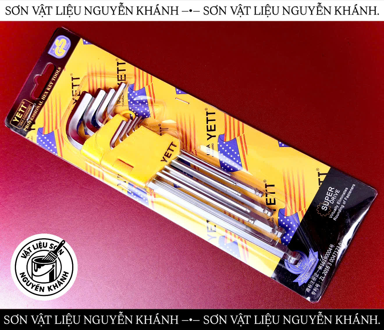 BỘ LỤC GIÁC CHỮ L YETT – BỘ KHÓA LỤC GIÁC SỬA XE, LẮP RÁP NỘI THẤT, CƠ KHÍ ĐA NĂNG