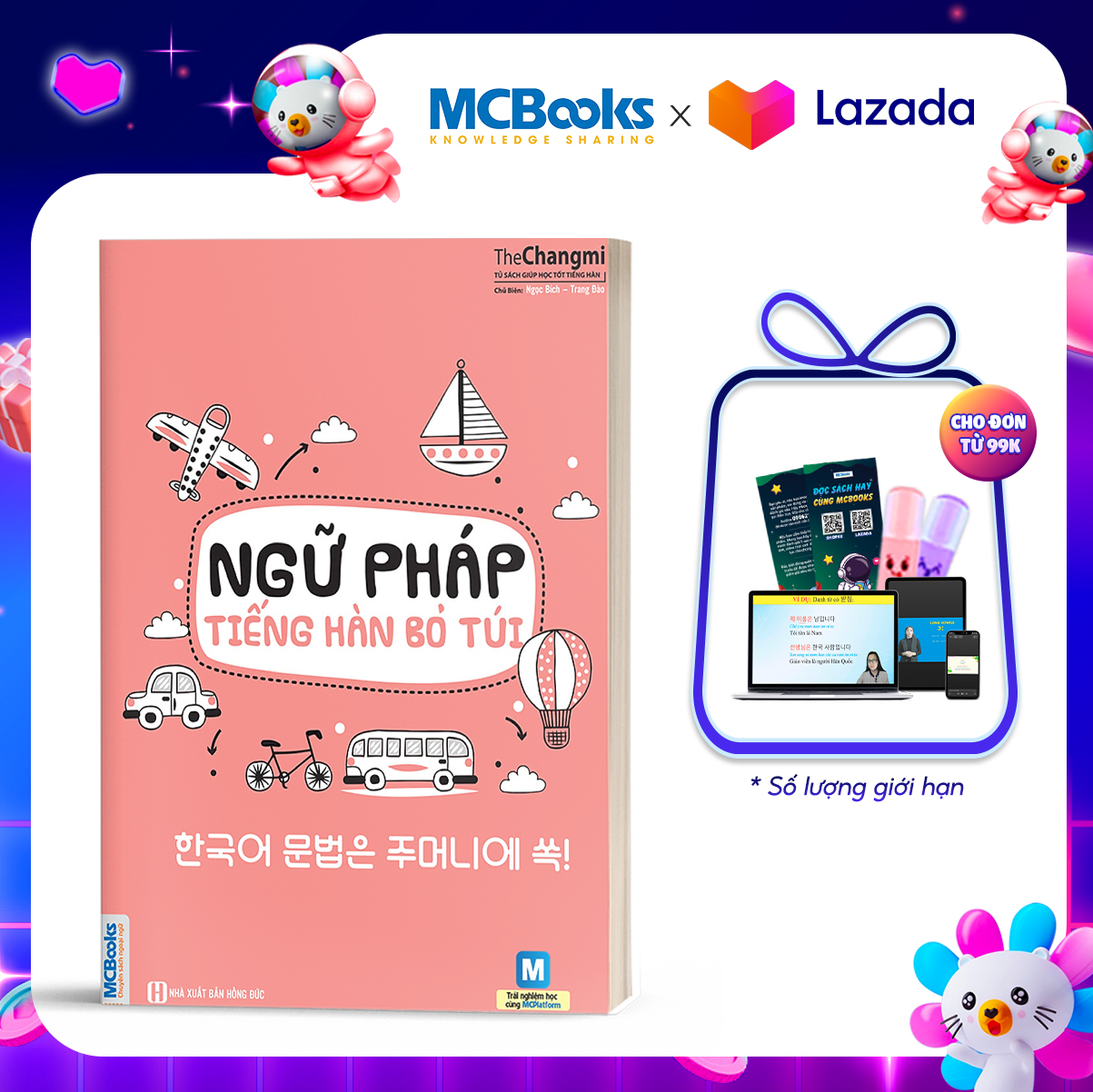 Ngữ Pháp Tiếng Hàn Bỏ Túi Giải Thích Chi Tiết - MCBooks