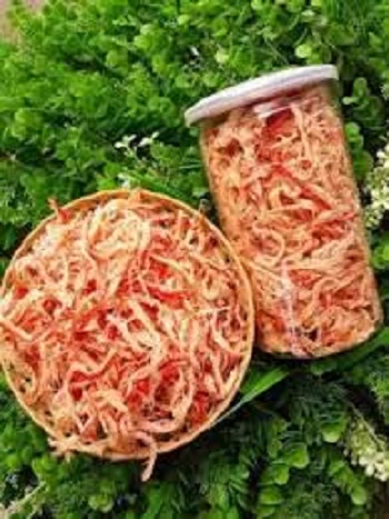 Mực hấp nước dừa xé sợi hũ 300g hàng xuất khẩu, khô mực xé sợi hấp nước dừa , khô mực xe sợi, mực xe sợi cục ngon