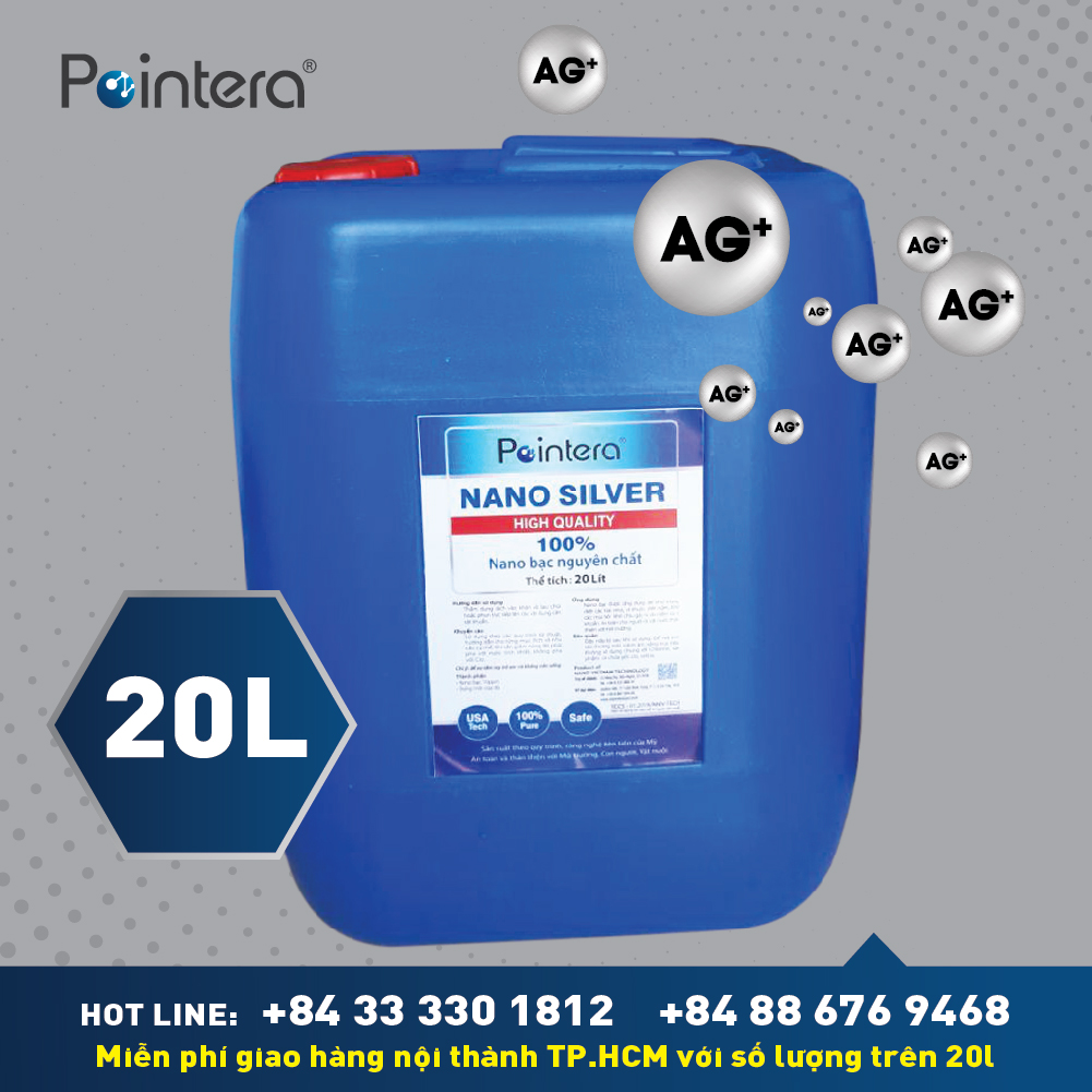 Dung Dịch Sát Khuẩn Nano Bạc Bình 20l