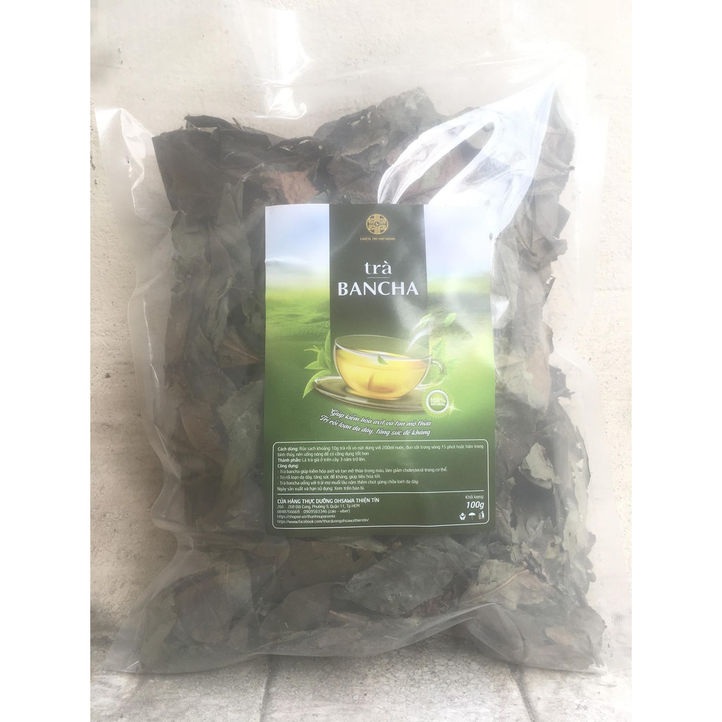 Trà bancha trà 3 năm gói 100g