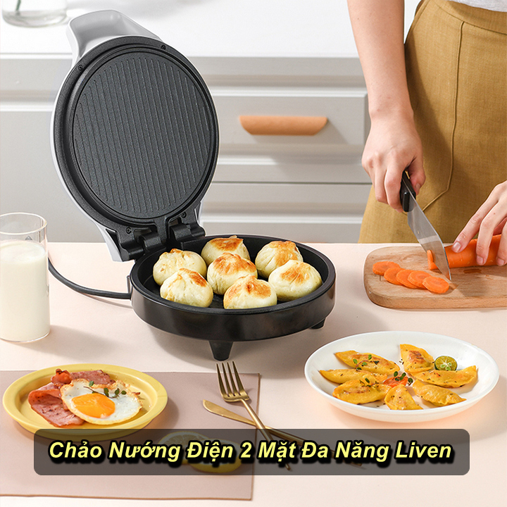 [HCM] - Chảo Điện Đa Năng Liven LR-J2301A – Lựa Chọn Hoàn Hảo Cho Gia Đình 1-3 Người - WorldMart