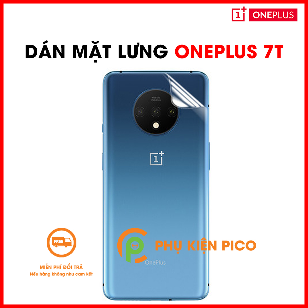 Dán lưng Oneplus 7T cao cấp PPF dẻo trong suốt full mặt lưng - Dán dẻo Oneplus 7T