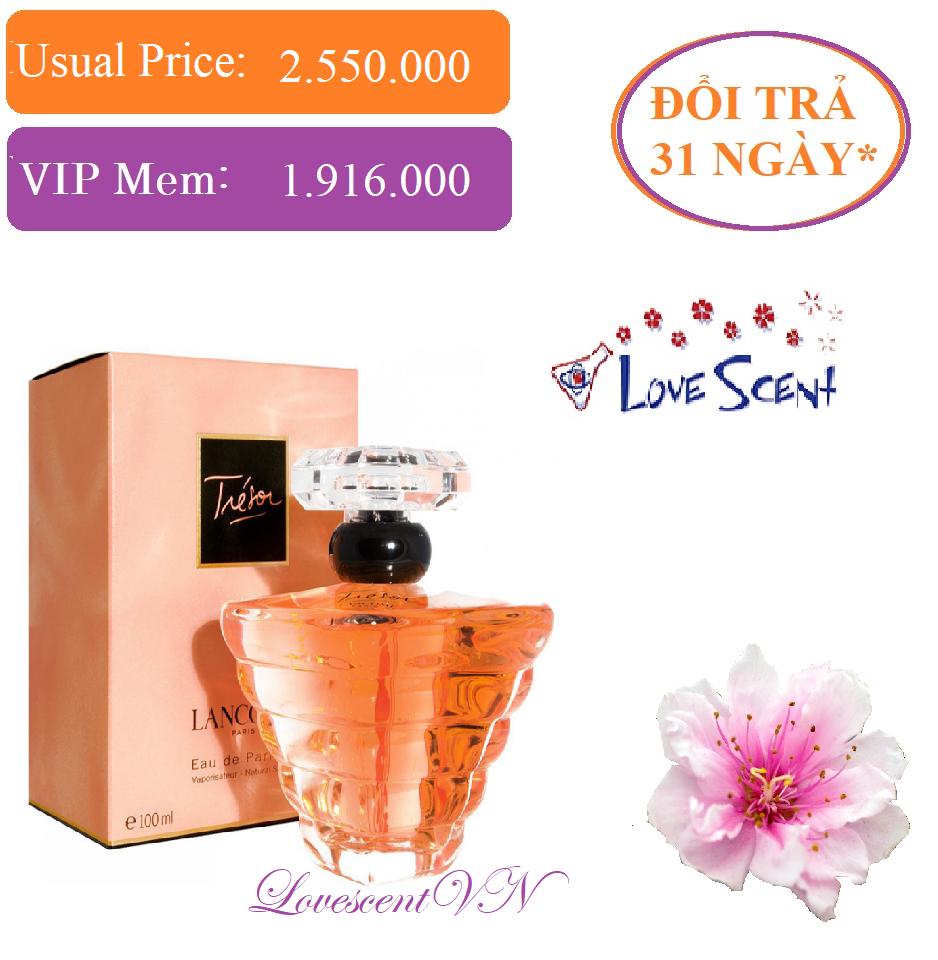 Nước hoa lancome tresor edp 100ml - đổi trả 31 ngày