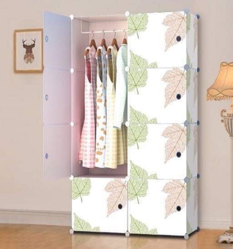 Tủ lắp ghép 8 ngăn màu sắc họa tiết đa dạng mẫu, tủ lắp ghép đa năng, tủ lắp ghép 8 ngăn
