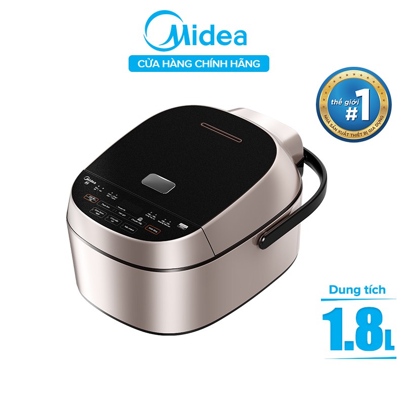 Nồi cơm cao tần midea 1.8 lít mb-hs5008 hàng chính hãng 100% trưng bày mới 98-99% bảo hành 12 tháng