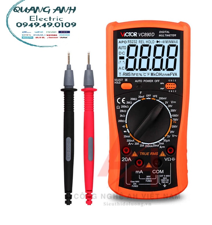 Victor vc-890d đồng hồ vạn năng victor vc890d kỹ thuật số victor vc 890d