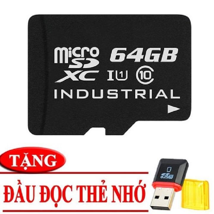 Thẻ nhớ MicroSD 64GB tốc độ class chuyên dụng cho camera đọc ghi nhanh