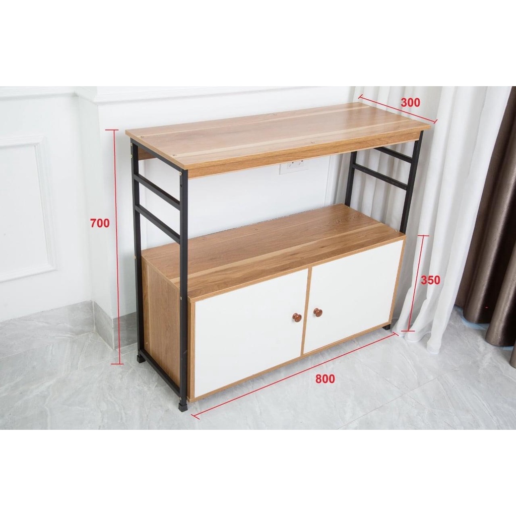 Kệ để lò vi sóng - sale sốc - kệ nhà bếp mẫu mới lắp ráp tiện ích