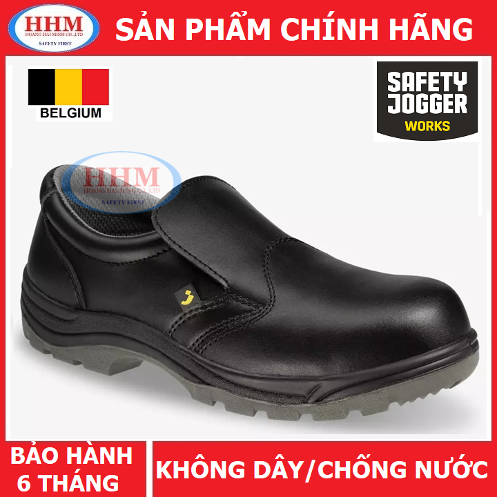 Giày bảo hộ Safety Jogger X0600 S3 - da phủ PU, thép chống đâm xuyên phù hợp Phòng thí nghiệm, Phòng sạch, Nhà bếp