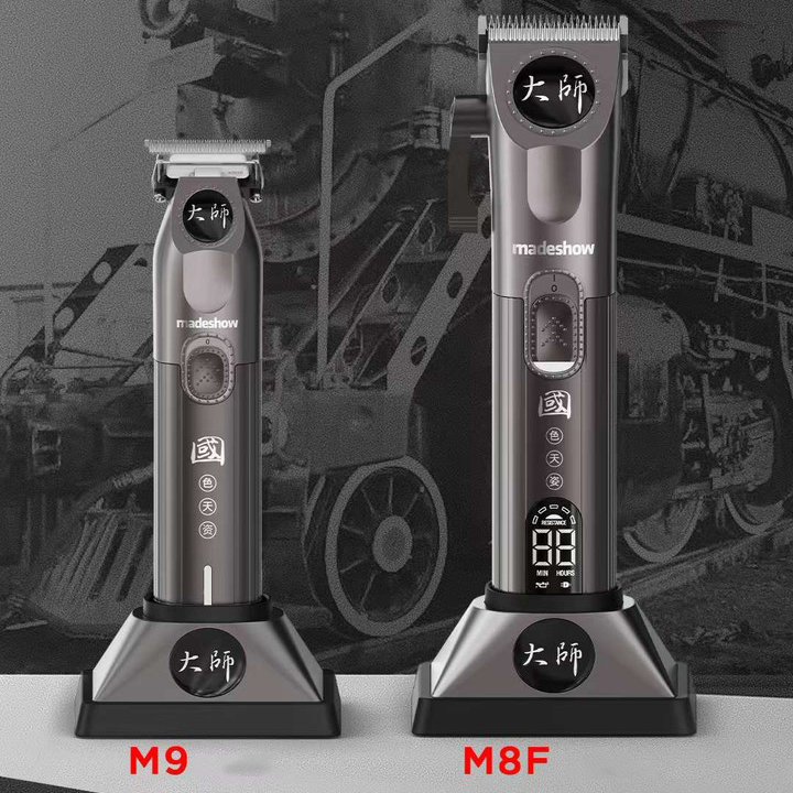 Tông đơ cắt tóc madeshow M8F và tông đơ bấm viền madeshow M9 cao cấp