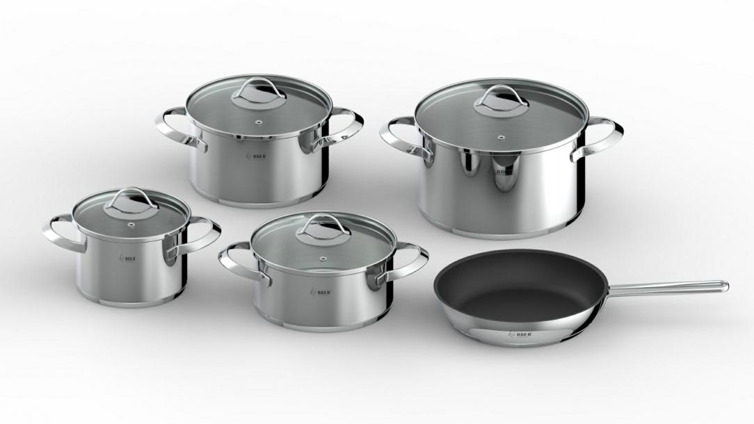 Bộ nồi inox arber sapphire