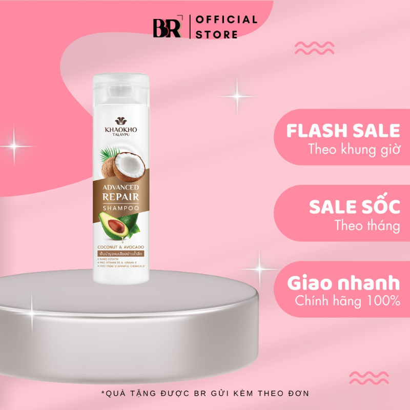 Dầu Gội Dừa Và Bơ Khaokho Talaypu 240ml