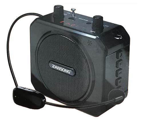 Máy trợ giảng đa năng không dây bluetooth zansong m80 công suất lớn, thiết kế nhỏ gọn, chống hú tốt, âm thanh chuẩn, độ nhạy cao ,pin trâu ,máy trợ giảng dành cho giáo viên-hướng dẫn viên du lịch-bán hàng...bh 12th 1 đổi 1