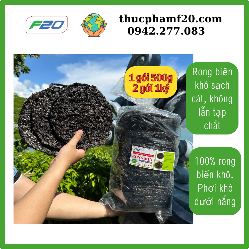 Rong Mứt Nấu Canh - Rong Biển Nấu Canh - Rong Biển Khô làm Rong Biển Cháy Tỏi & Rong Biển Sấy Giòn & Rong Biển Ăn Liền & Rong Biển Rắc Cơm