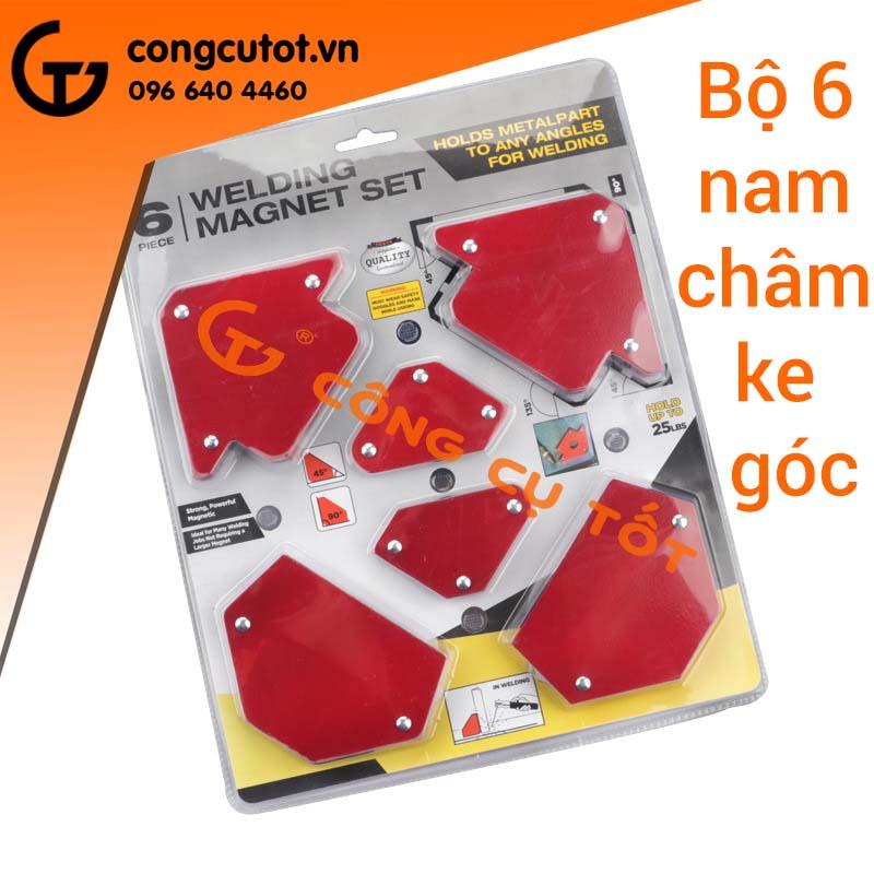Bộ 6 ke góc nam châm lực hút 9-25lbs