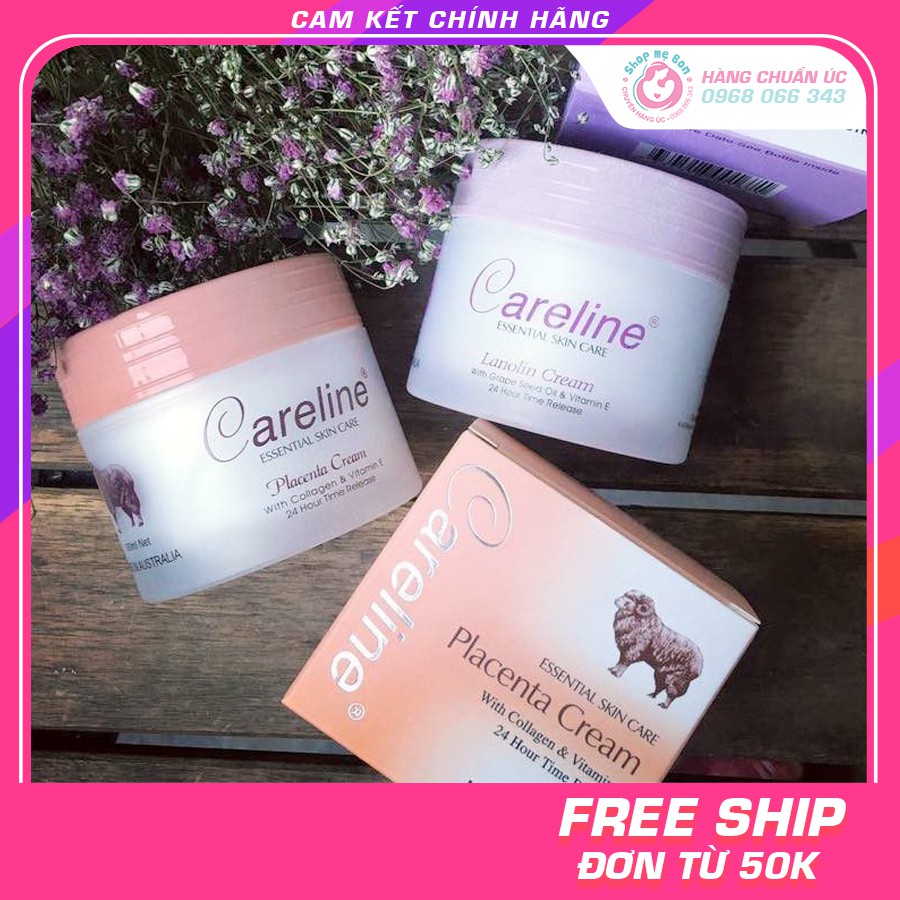 Chuẩn air] kem cừu úc careline lanolin cream 100ml - xuất xứ úc