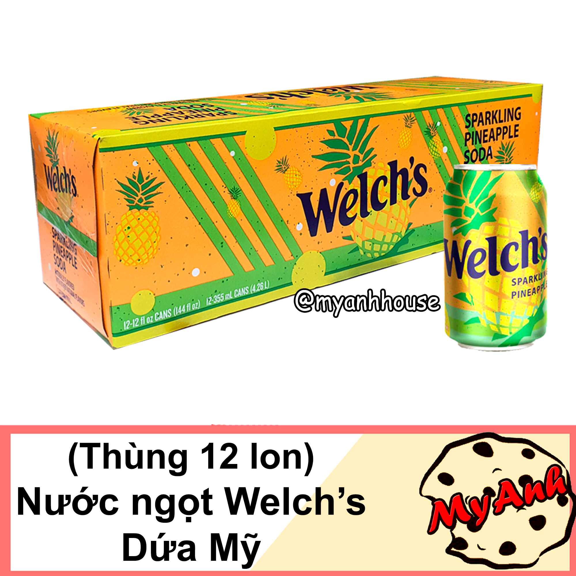 NƯỚC NGỌT WELCH'S DỨA MỸ