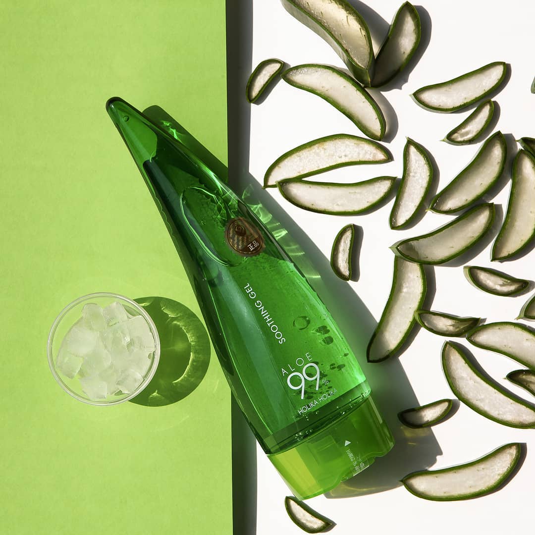 Gel dưỡng da chiết xuất lô hội Holika Holika Aloe 99% Soothing gel nhập khẩu Hàn Quốc