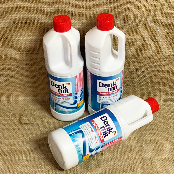 Dung dịch thông cống,làm sạch đường ống, vệ sinh đường ống Rohrreiniger, 1L - DENKMIT - Hàng nhập khẩu Đức