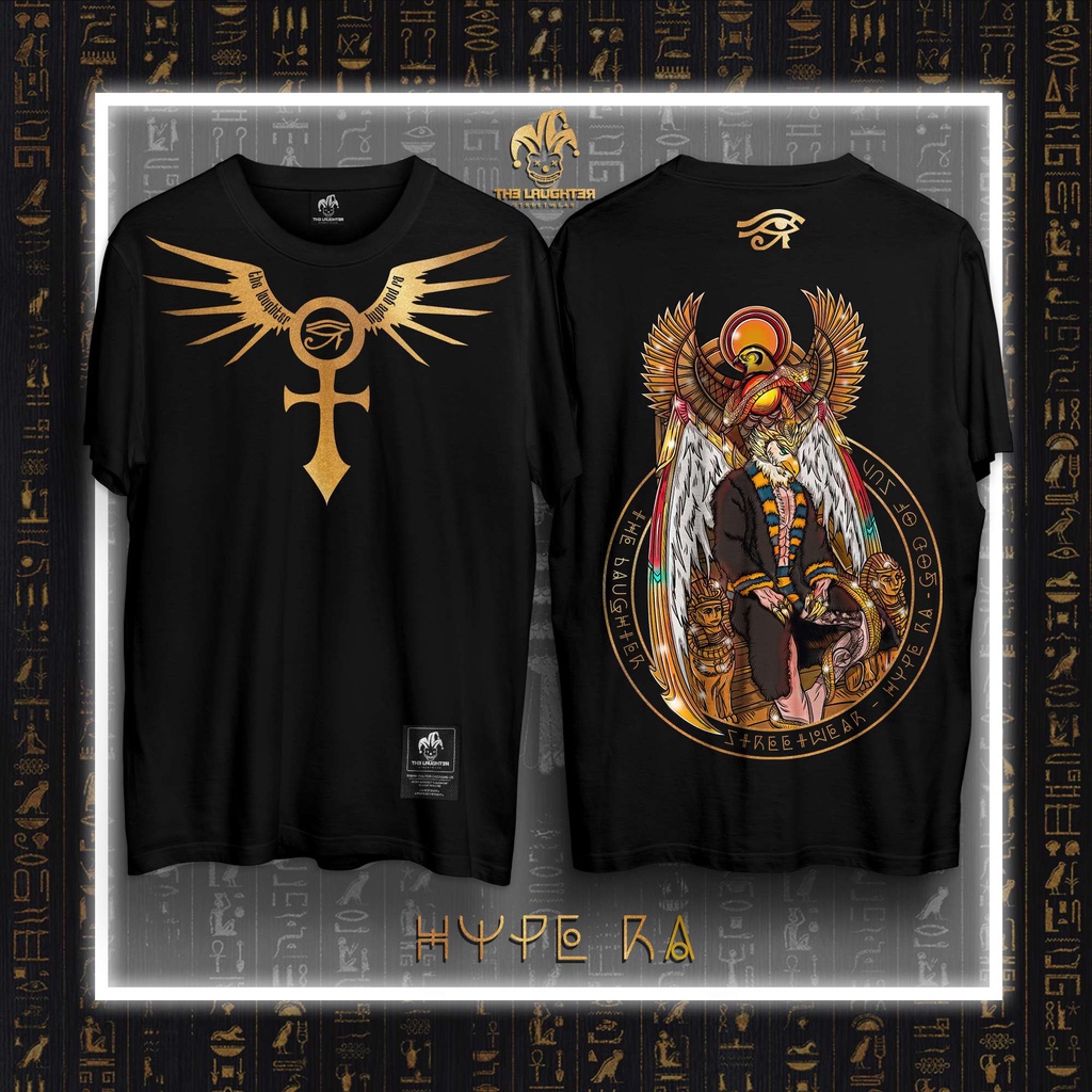 The laughter - áo phông hype ra - god of the sun tee - 100% cotton