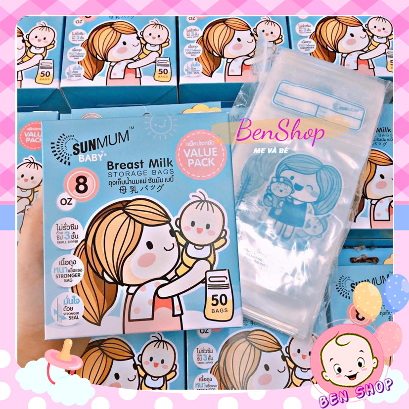 Túi trữ sữa Sunmum Thái Lan