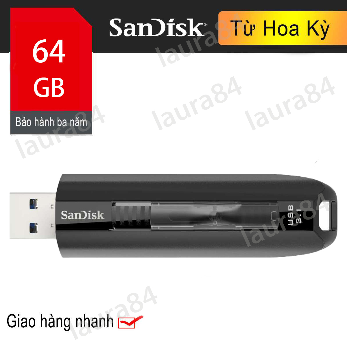 Usb 3.1 sandisk extreme go cz800 64gb 200mb / s（sdcz800-064g-a46）