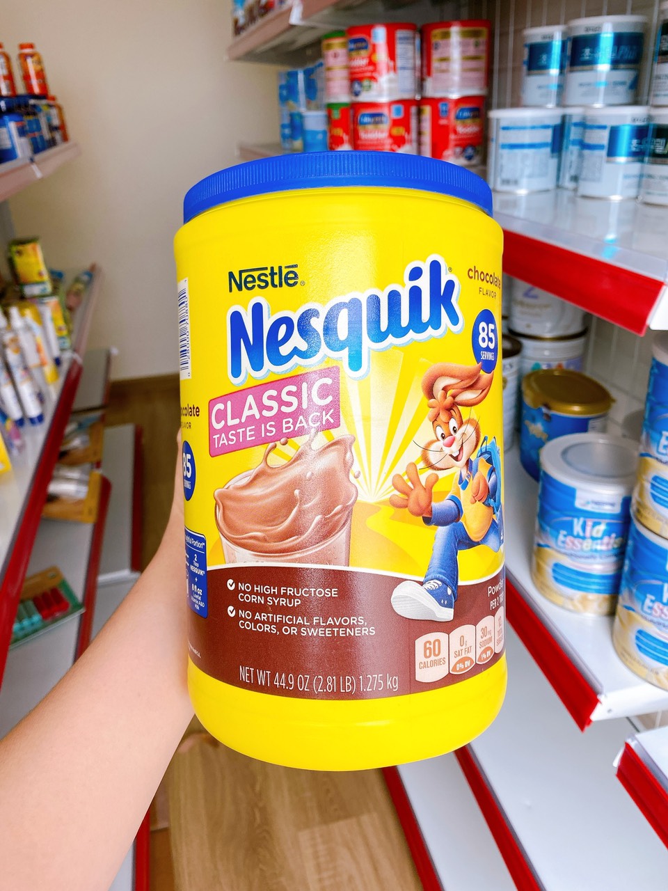 Sữa bột socola nesquik 1.275kg – mỹ date 03/2022