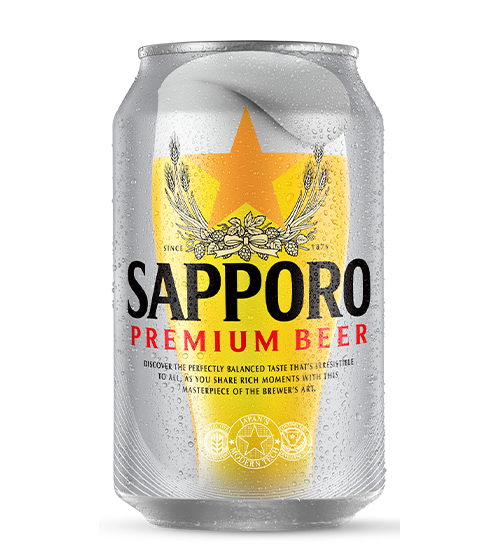  Bia Sapporo Premium lon 330ml  24 lon thùng  - Sản phẩm được Cholimex Food phân phối 