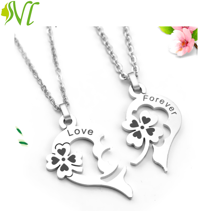 Dây chuyền cặp 2 mặt đối diện nhau (1 cặp)  15 ngày đổi trả nếu không giống hình