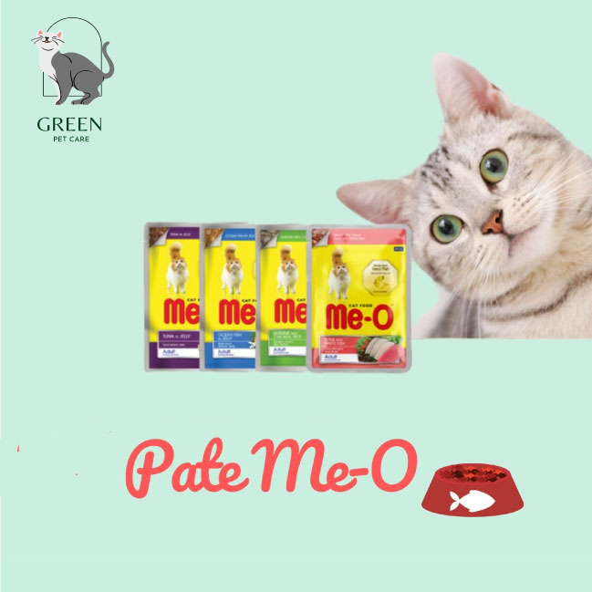 Pate Me-o cho mèo đủ vị - Gói 80gr