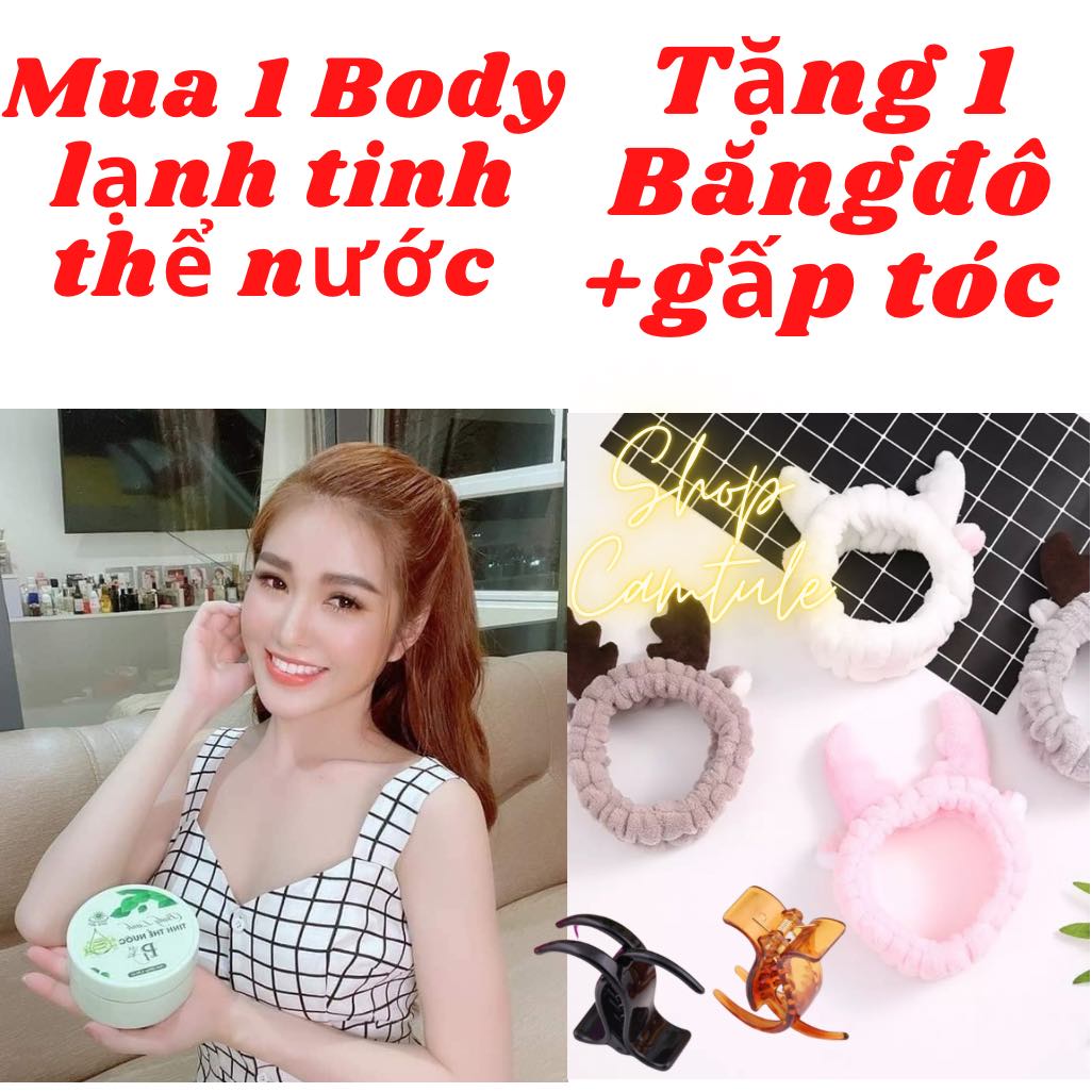 Kem body lạnh tinh thể nước 250g tặng kèm băng đô hàn quốc