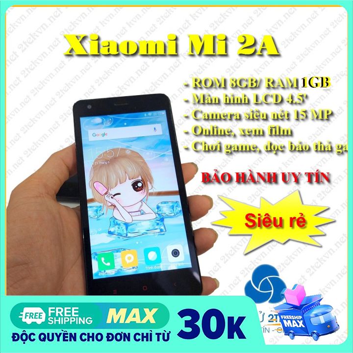 Điện thoại cảm ứng smartphone giá rẻ Xiaomi Mi 2A có hỗ trợ 4G
