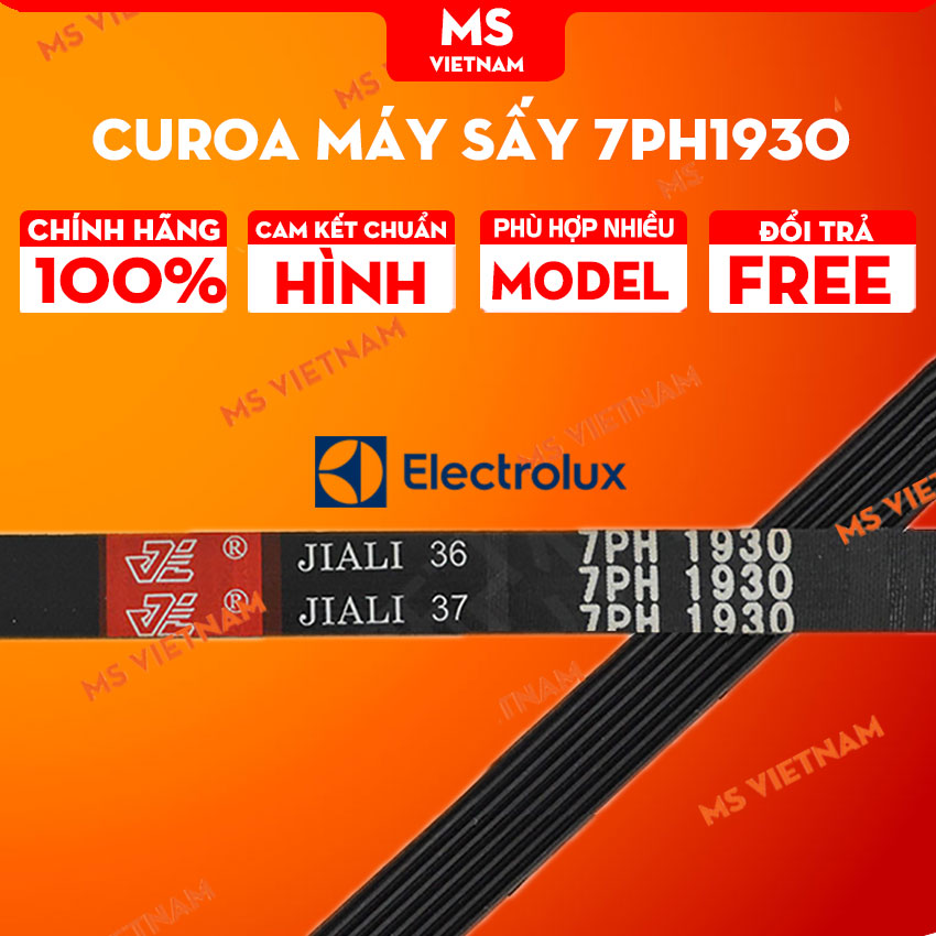 Dây curoa máy sấy electrolux 7ph1930 - thay cho edv6501, edv6552, edv7552, edv7051 - ms vietnam