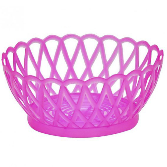 Rổ nhựa tròn, rổ mùi tròn hoa Song Long 17cm