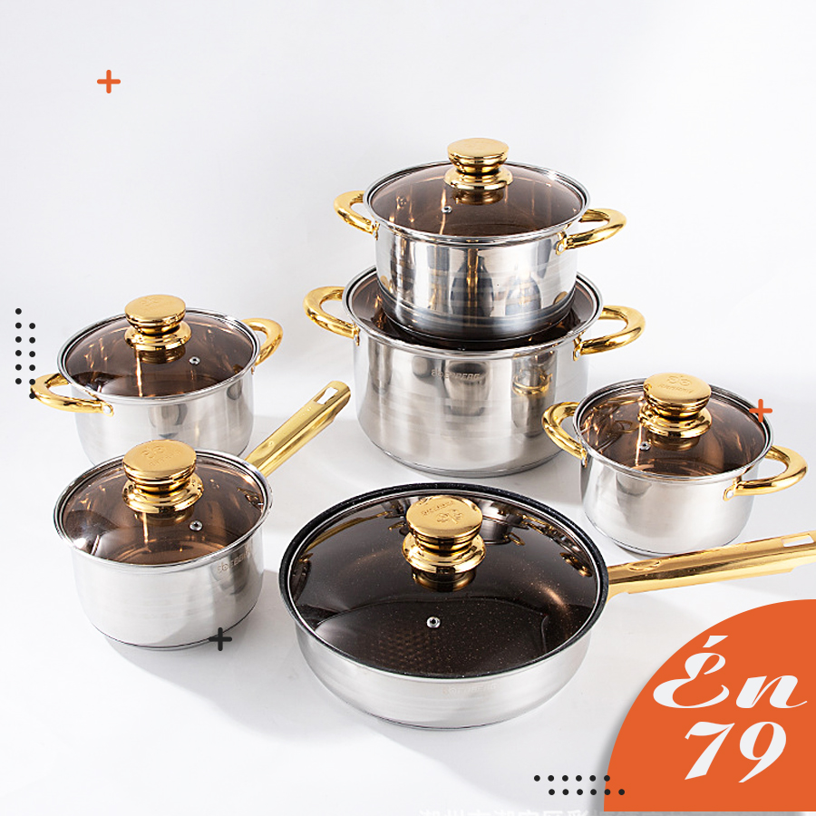 Bộ nồi đức 6 món - én 79