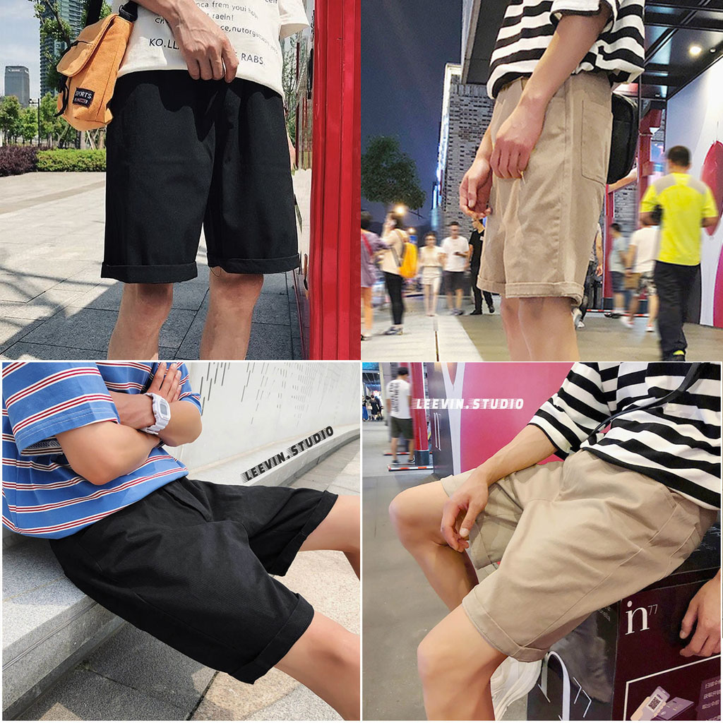 Quần Short KAKI Nam Nữ Unisex - Quần Sooc KAKI SHORT PANTS [SH-KK01] Leevin Store