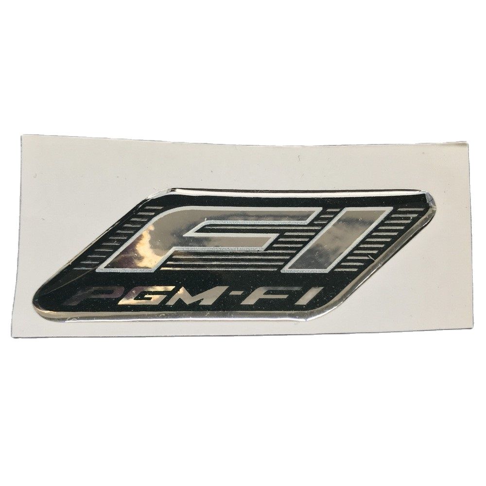 Tem LOGO chữ FI PGM-FI tem đổ nhựa dán các loại xe máy (màu đen)