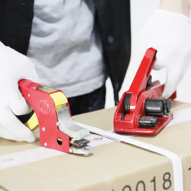 Bộ dụng cụ căng siết và đóng dây đai hàn nhiệt bao gồm kìm siết dây và kìm hàn nhiệt