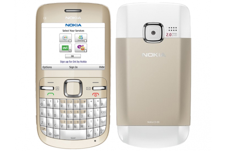 Điện thoại nokia c3-00 chính hãng - thiết kế trẻ trung - hỗ trợ wifi - camera 2mp - pin 1320 mah
