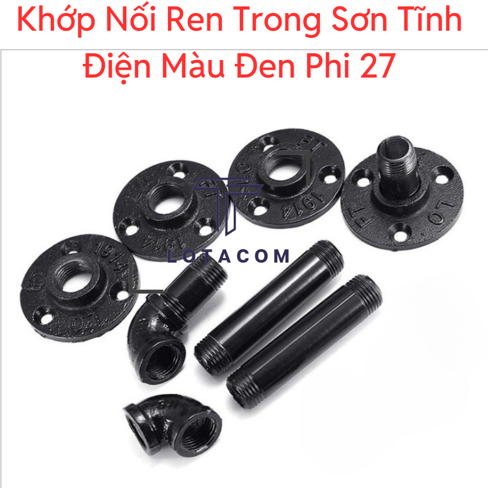 Khớp Nối Sơn Tĩnh Điện Ren Trong Phi 27 Lotacom Decor